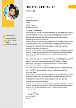 Carrie Cover Letter Templates