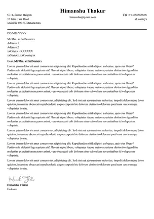 Classical Pedigree Cover Letter Templates