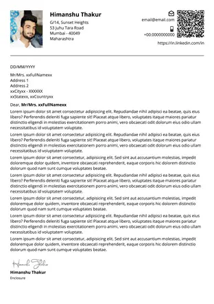 Corporate Cover Letter Templates