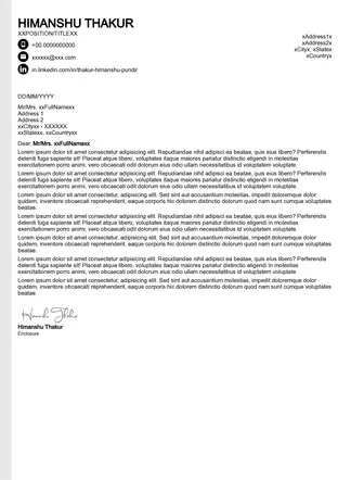 Forward and Sensible Cover Letter Templates