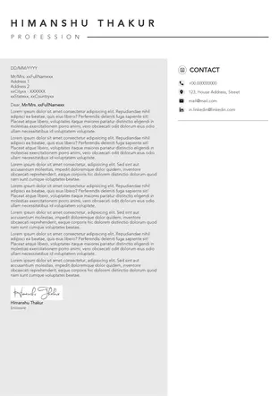 Gravitas Cover Letter Templates