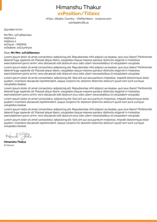 Nip and Tuck Cover Letter Templates