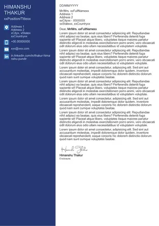 Smart and Secure Cover Letter Templates