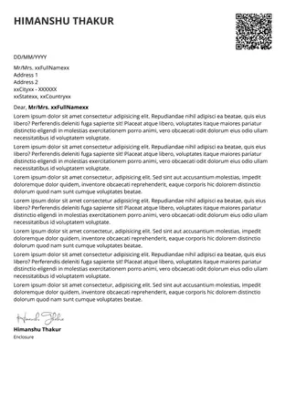 The Seeker Cover Letter Templates