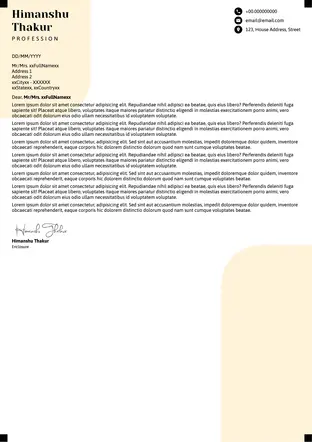 Twilight Cover Letter Templates